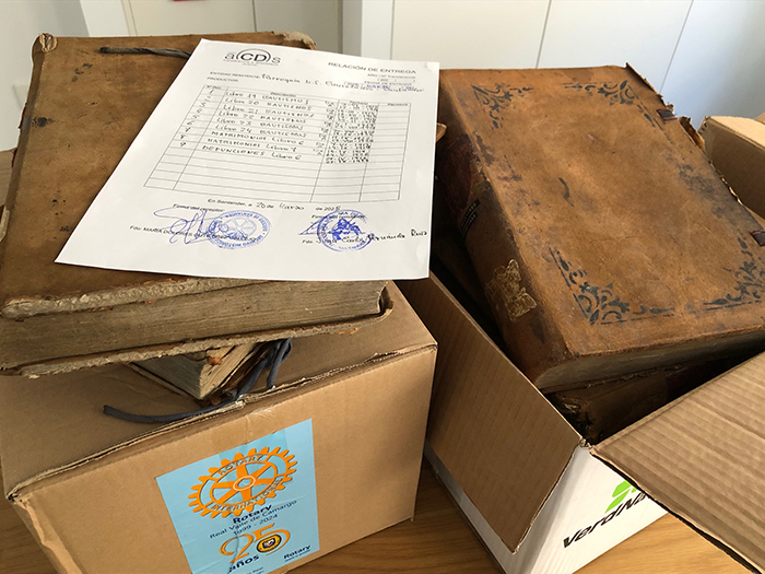 Nuevos documentos sacramentales de la parroquia Nuestra Señora de la Consolación se incorporan al Archivo Diocesano de Santander